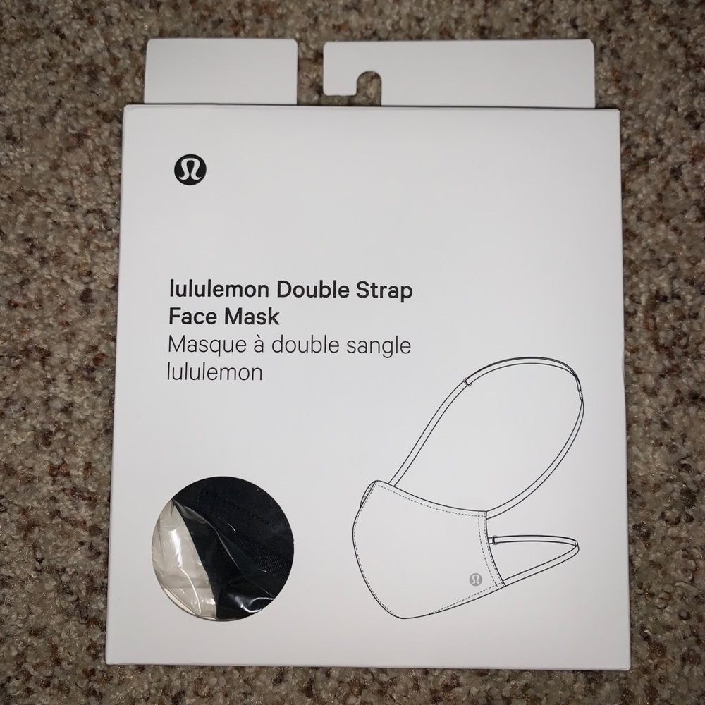 LULULEMON FACE MASK BLACK